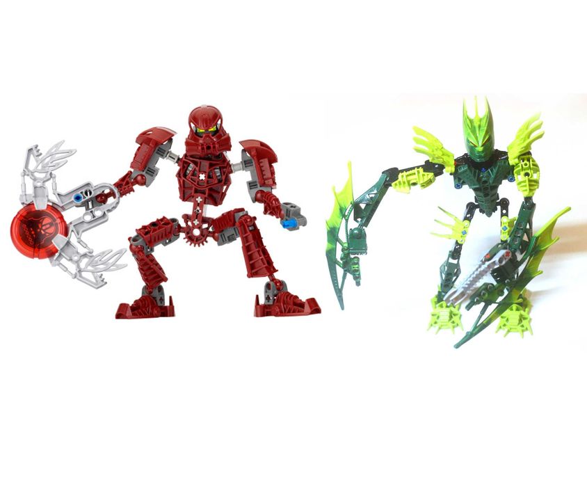 Lego bionicle 10 szt. - MATHORAN bad guy x2 STARS, visorak VAKAMA 6 4
