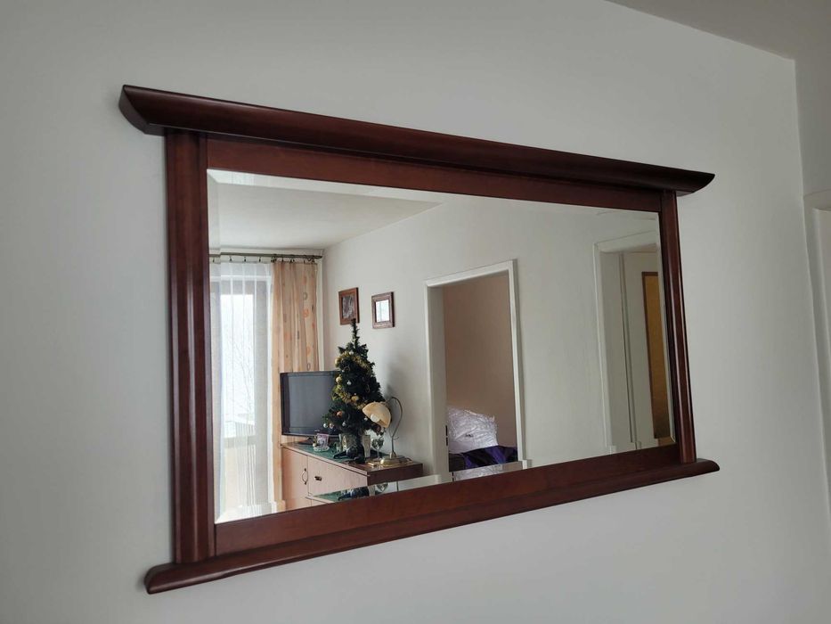 Lustro drewniane profilowane ozdobne