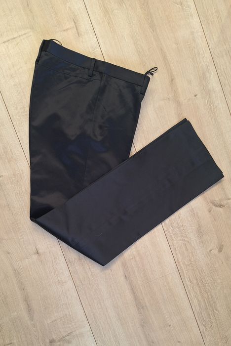 JIL SANDER – Satynowe Spodnie Premium Made in Italy r. M