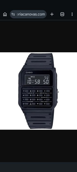 Relógio Casio Vintage calculadora
