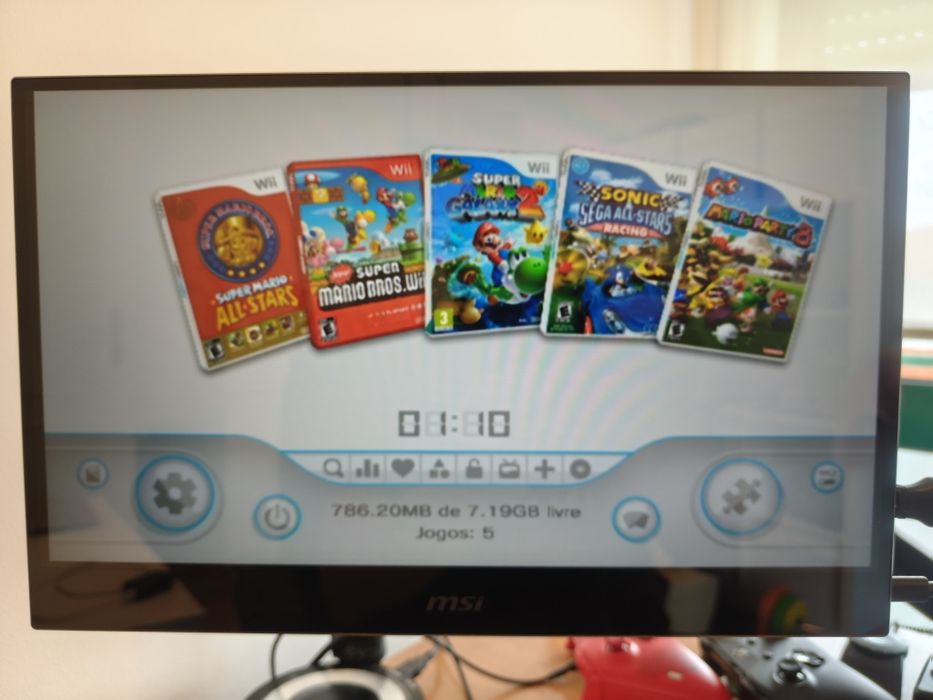 Nintendo Wii com muitos EXTRAS