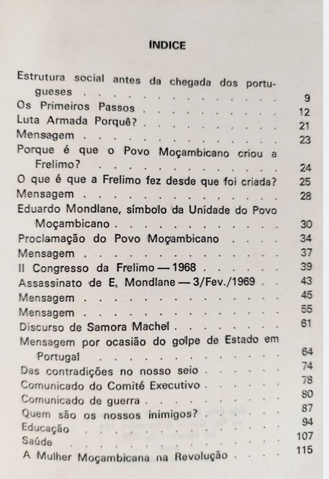 Moçambique e a REVOLUÇÃO