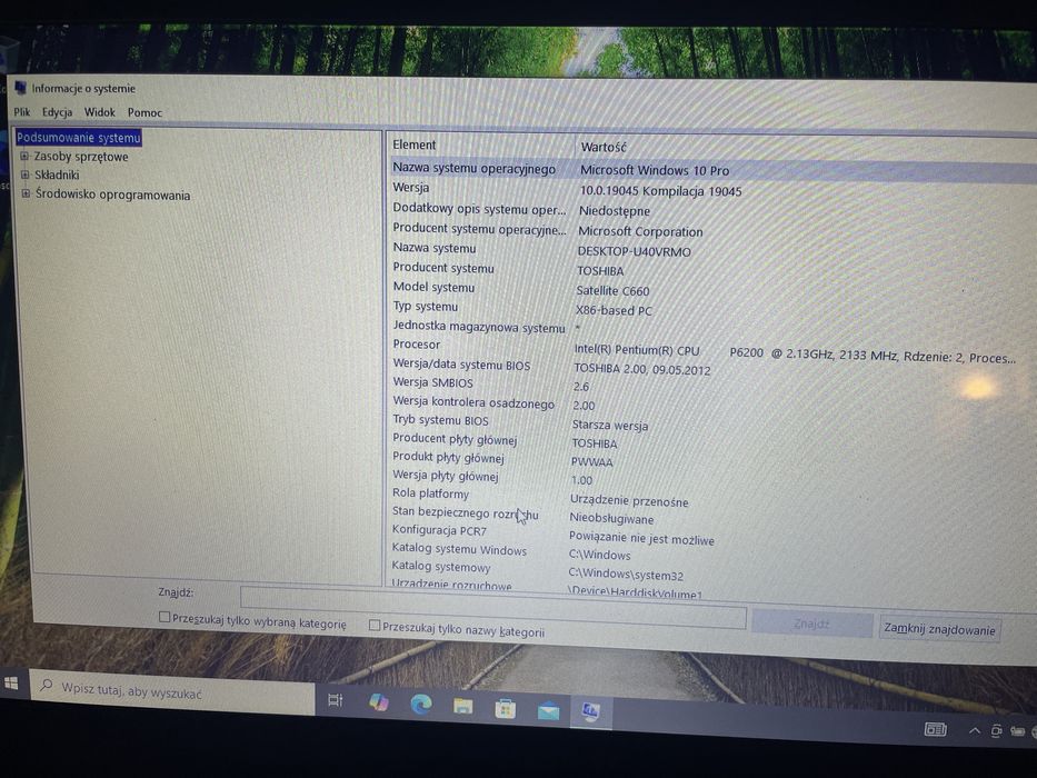 Toshiba satellite c660-1cn