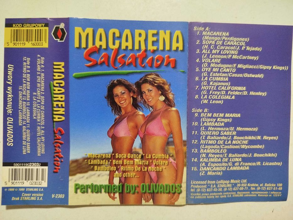 Macarena Salsation perf Olivados CC Starling Lambada Volare Bamboleo