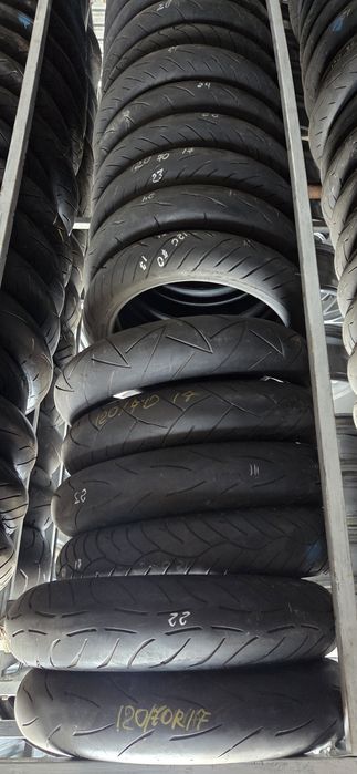 Моторезина 120/70 R17 з Німеччини | Великий вибір б/у шин для мотоцикл