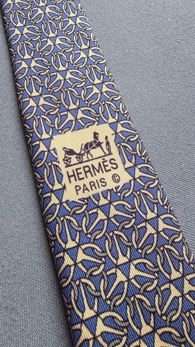 Krawat jedwabny HERMÈS + box