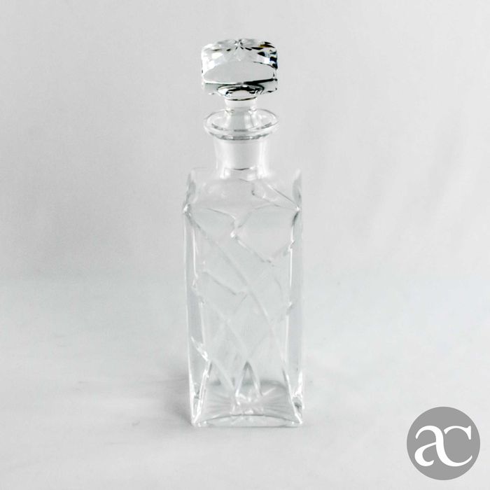 Garrafa de licor / Whisky em Cristal Stephens