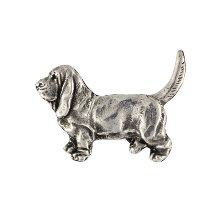Basset Hound I naszyjnik z podobizną Art-Dog