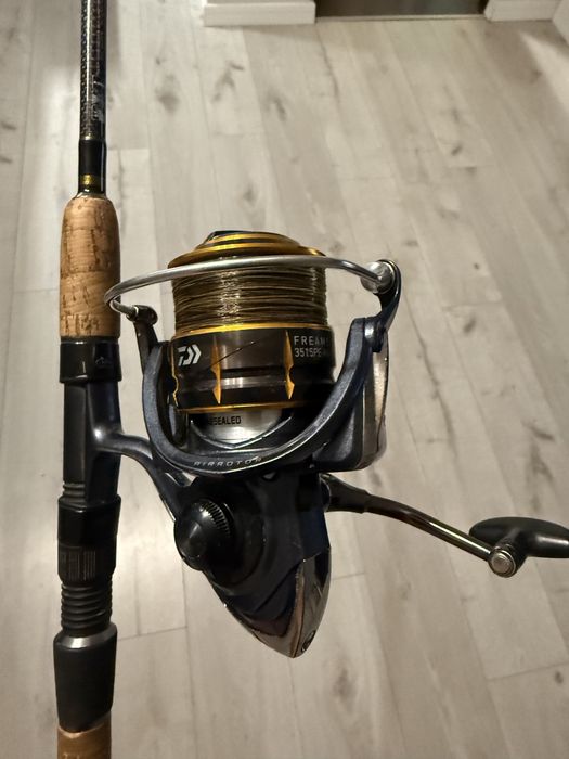 Wędka feeder Daiwa + kołowrotek Daiwa