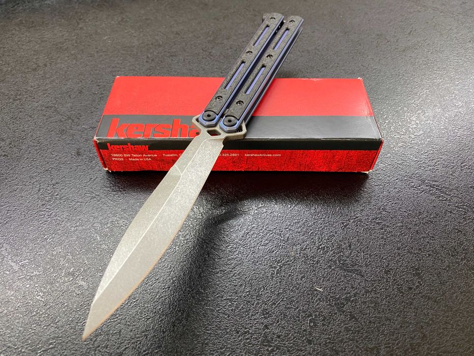 Метелик Kershaw Lucha Balisong 5150CF. CPM20CV, Carbon, Titanium. USA