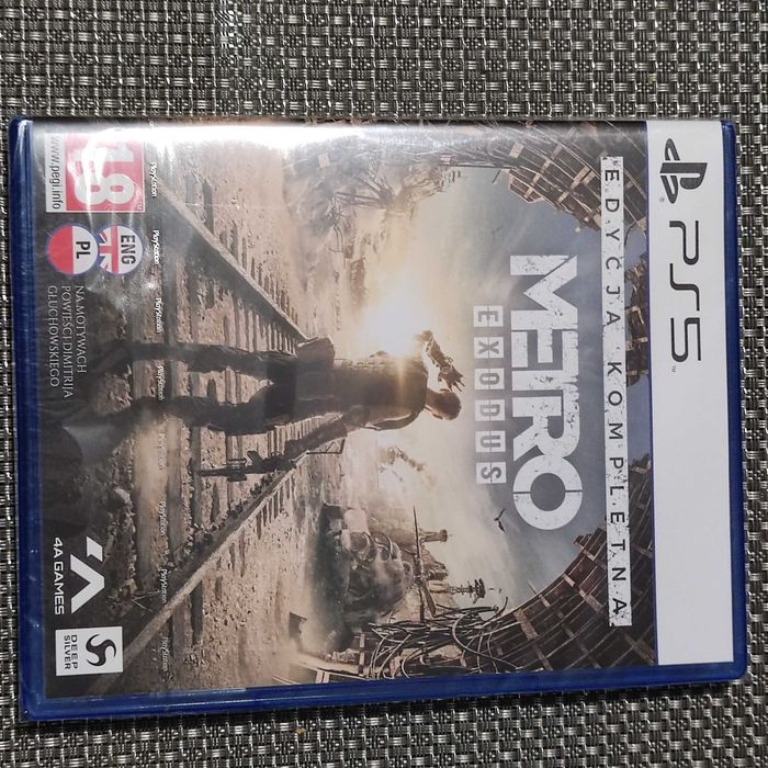 Metro Exodus edycja kompletna PS5 Polska okładka nowa w folii