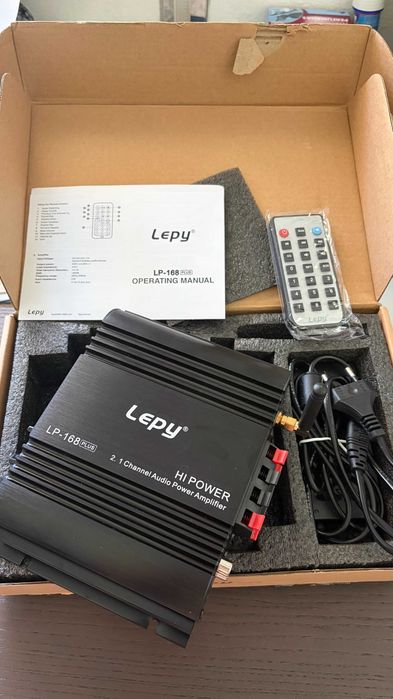 Amplificador 90W Lepy LP-168plus HiFi Bluetooth