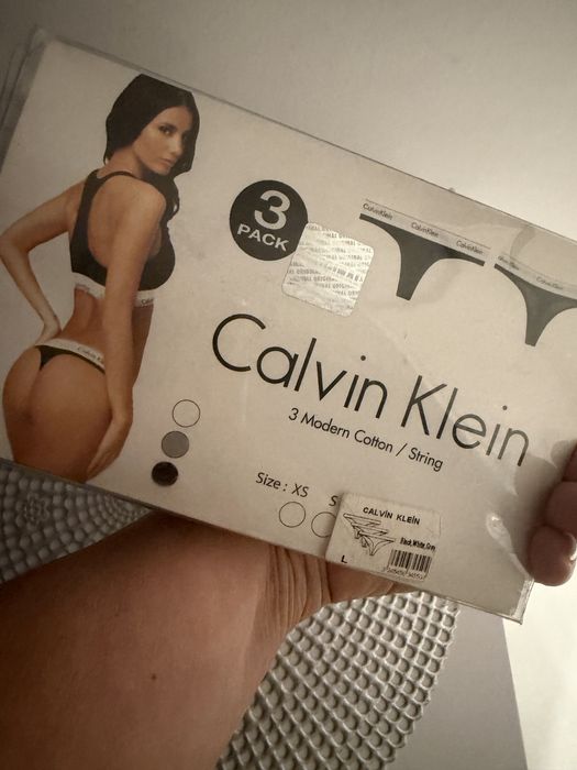Stringi 3pak Calvin Klein