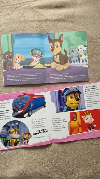 Zestaw: 2 ksiażeczki + gra Skoczki Psi Patrol