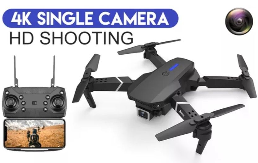 Promcja w weekend 179zł. DRON 12.5cm X 8cm X 5,5cm. Kamera 4k, full h