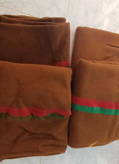 Cobertores / Mantas Rústicas em Pura Lã