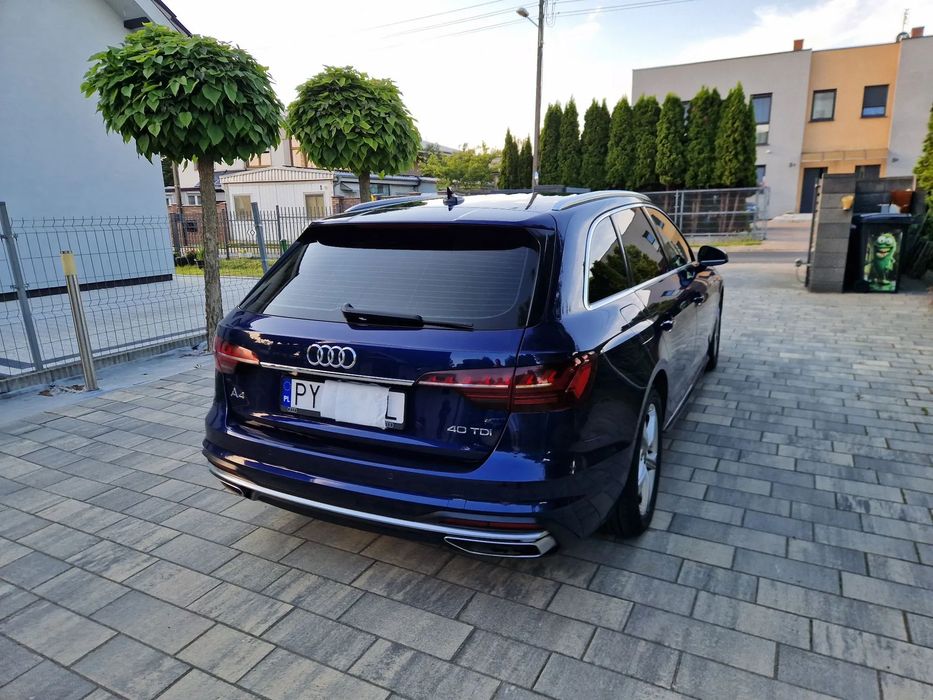 Audi A4 Avant Audi A4 B9 40TDI mHEV 204Km, Matrix, Virtual cockpit, hak, masaże