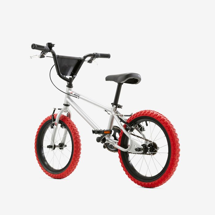 BICICLETA BMX 16" WIPE 500 5-7 ANOS CINZA