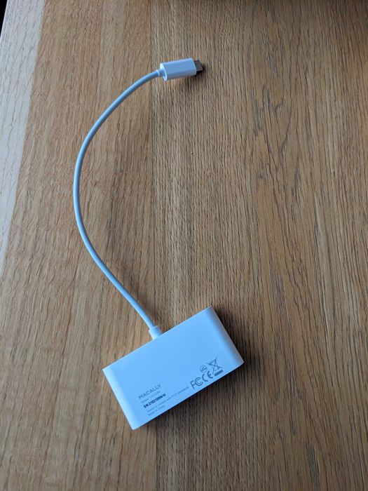 Hub USB-C Macally UCHUB4 → 4x USB 3.0 (5 Gbps) MacBook