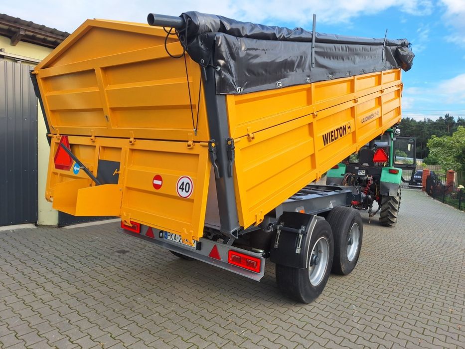 Przyczepa tandem 3X wywrot 18 ton  rolnicza