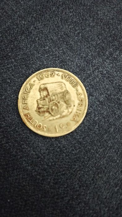 Moeda- África do Sul 1962 centavos