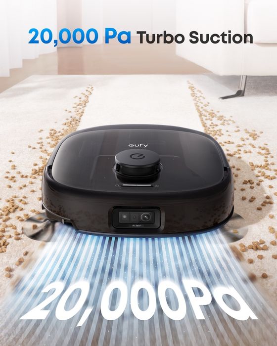 Робот-пилосос з вологим прибиранням Eufy Omni E28 Black