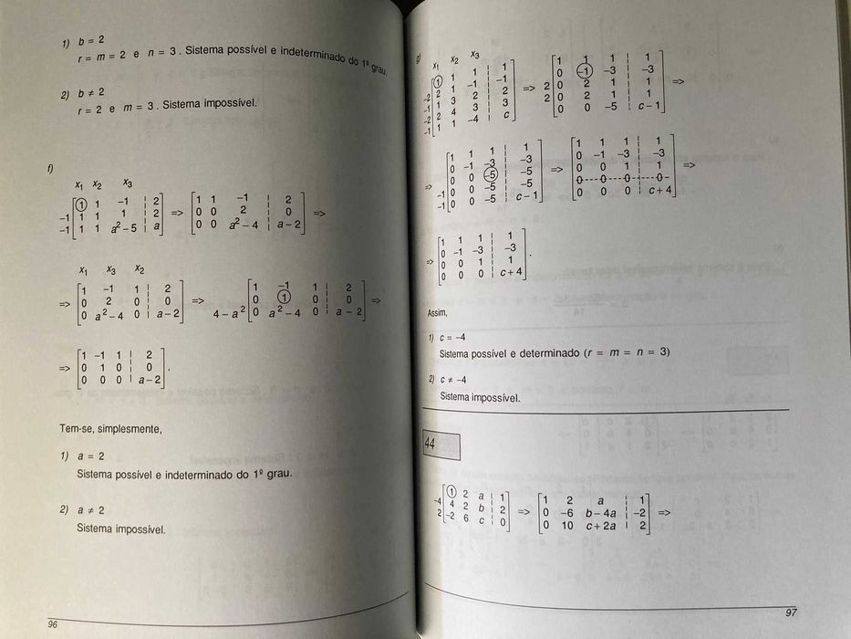 Álgebra Linear - Exercícios - Volume 1