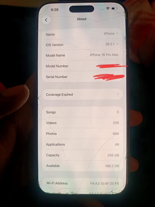 iPhone 16 Pro Max 256GB - Grande Oportunidade! Vendo o meu iPhone 16 Pro Max de 256GB em excelente estado de funcionamento.