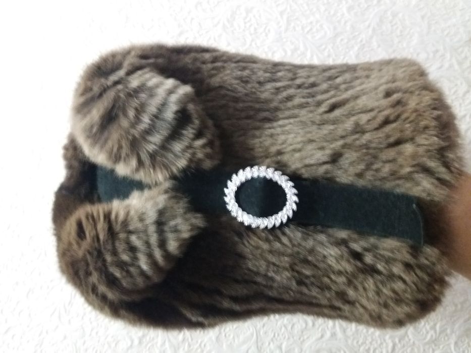 Шапка из шиншиллы.