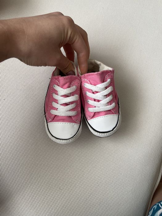 Дитячі рожеві кеди (converse), 19 розмір