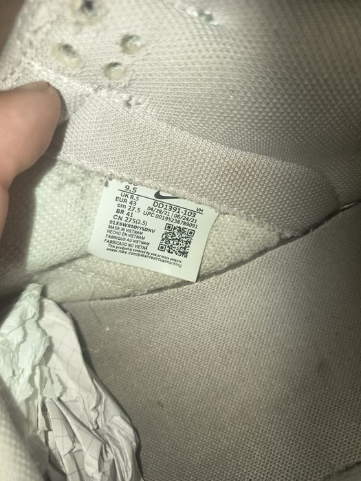 Buty Nike dunk Grey frog