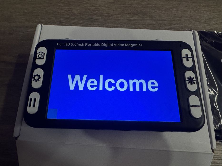 Lupa de video digital auxiliar leitura, daltonismo