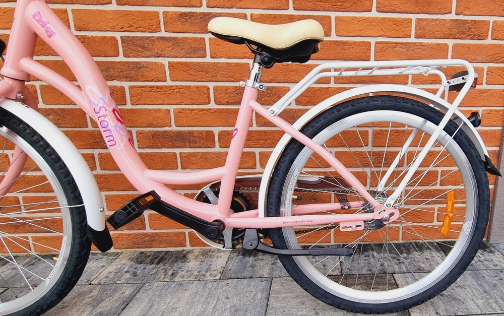 Storm Daisy na kołach 24”, lekkie, miejskie, bagażnik