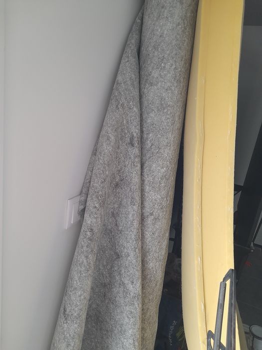 Rolo de tela, manta anti-erva