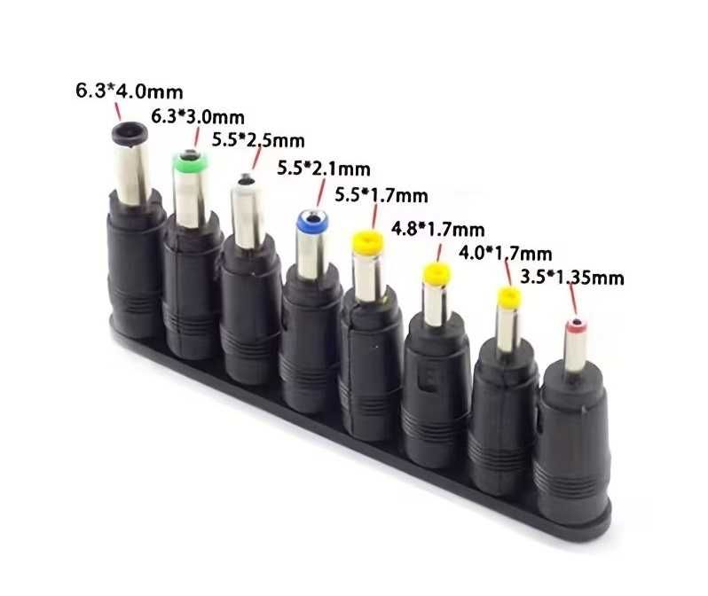 Набір адаптерів перехідників роз'ємів для роутерів/ноутбуків DC5.5x2.1