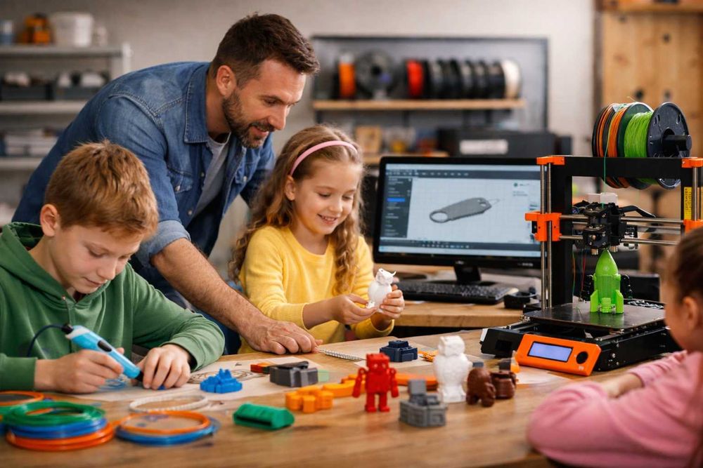 Druk 3D – lekcje i szkolenia | dzieci, młodzież, dorośli | voucher