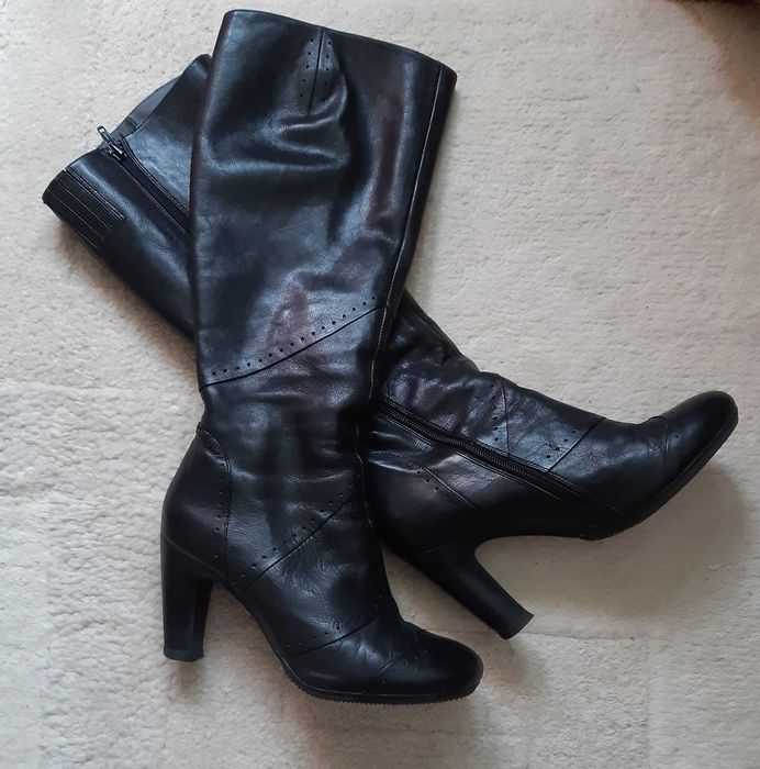 Skórzane damskie oficerki miejskie firmy Aldo, rozmiar 38