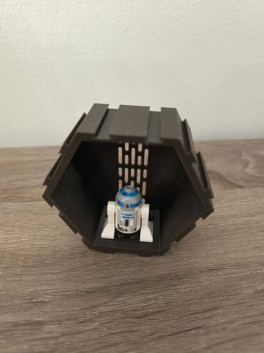 Conjunto 5 caixas para minifiguras Lego Empilháveis - Estilo Star Wars