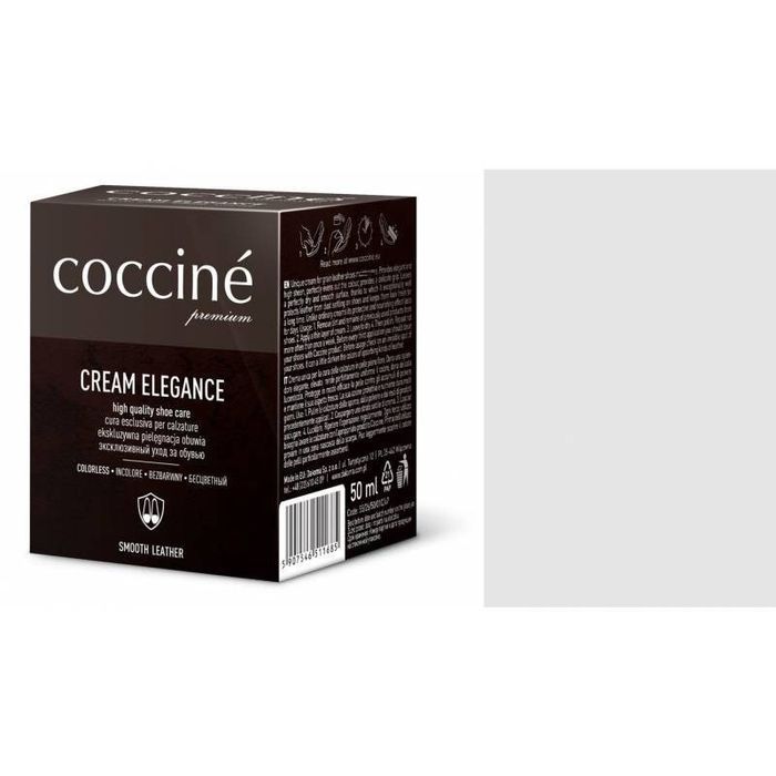 Pasta do butów krem skóry gładkiej Cream Elegance bezbarwna 50 ml