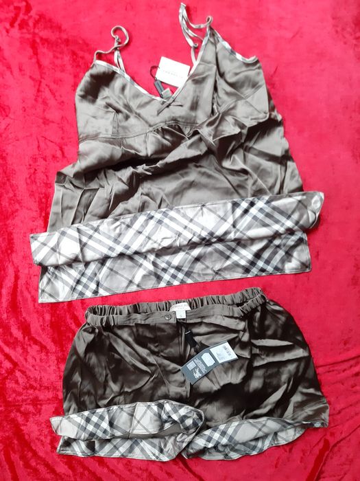 Burberry koszulka+spodenki silk 100%oryg nr seryjny