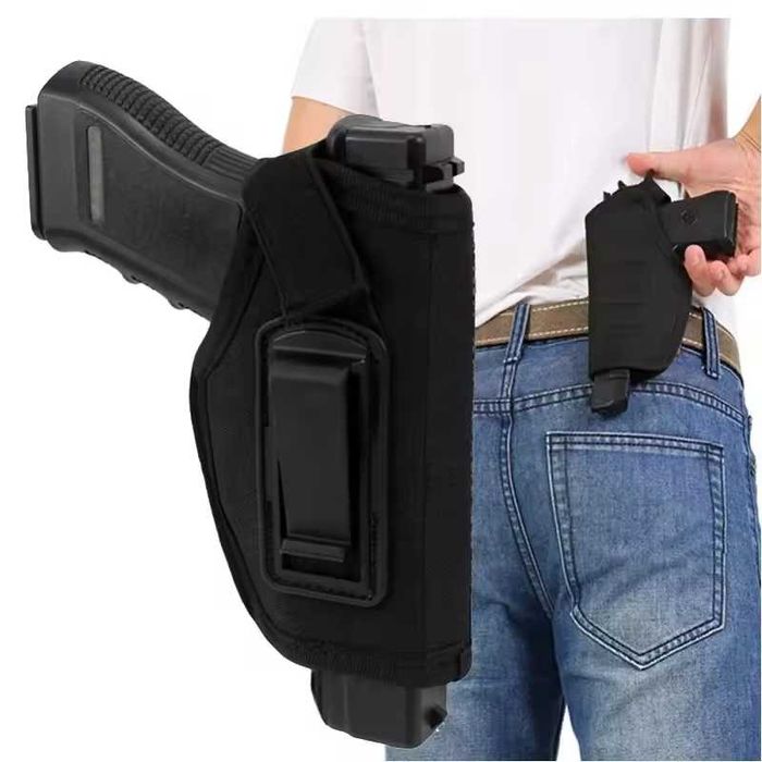 Coldres Tático Universal IWB com Clip – Porta-Pistola Oculto para Mão Direita e Esquerda NOVO