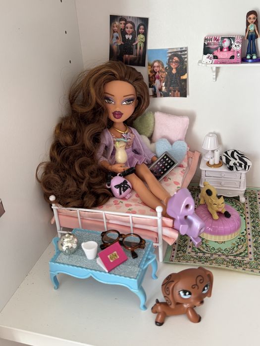 Ліжко для ляльки bratz barbie monster high