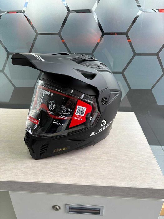 Kask LS2 MX702 Pioneer II Enduro/Quad/ATV Czarny matowy