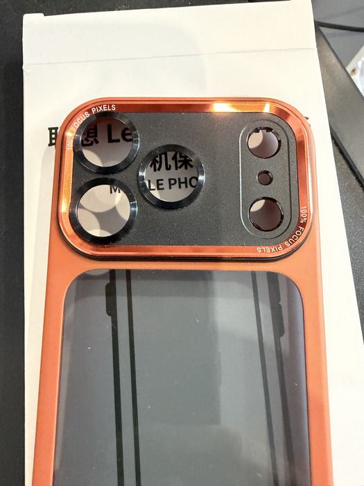 Etui case do Iphone 17 Pro pomarańczowe