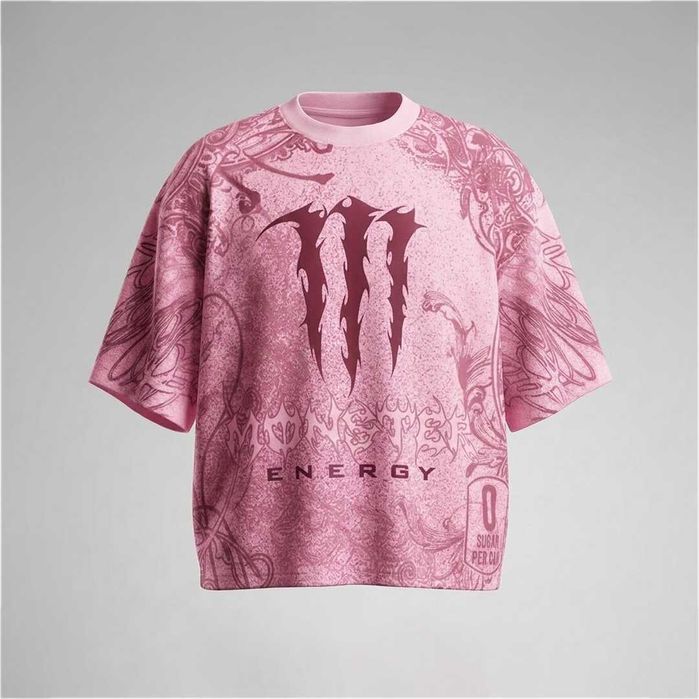 "Monster" pink t-shirt | Футболка монстр | Monster energy