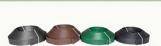 Bordadura Plastico Jardim, separador relva/inertes L