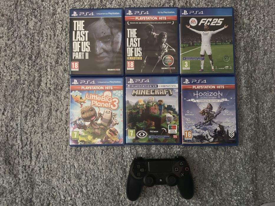 Vendo ou troco ps4 + jogos + comando