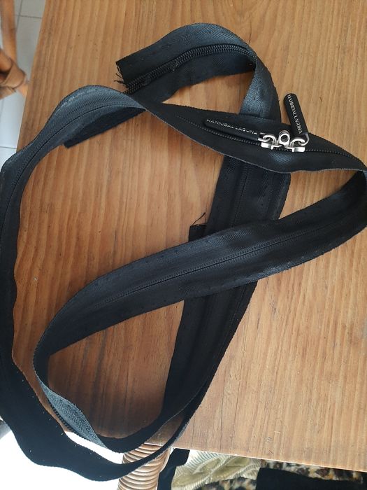 Fecho éclair de mala de viagem, preto, 1.40m, Hannibal Laguna