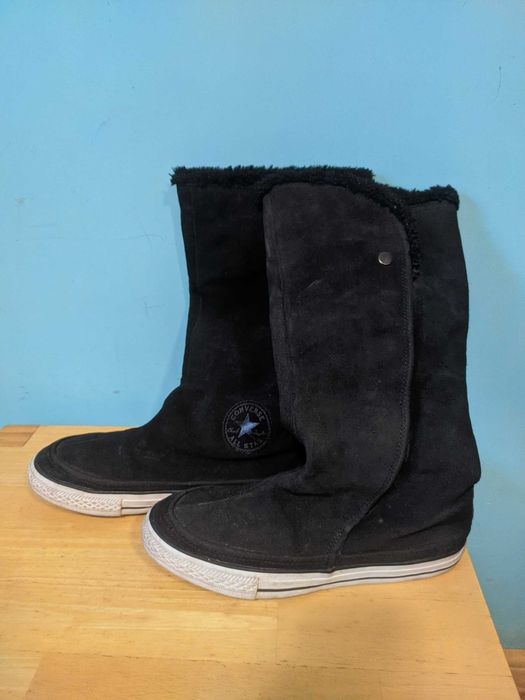 Converse All Star - шкіряні чоботи черевики ботинки