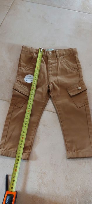 Spodnie brazowe jeans Mes petits cailloux